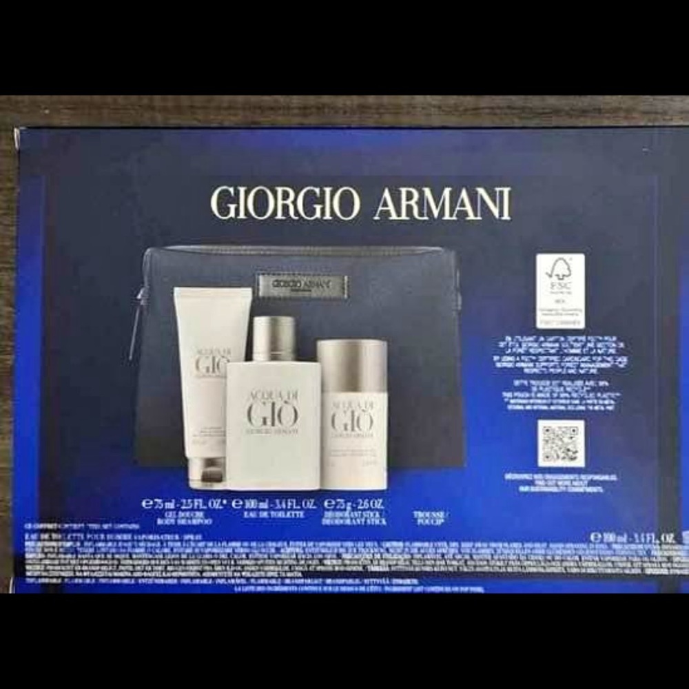 GIORGIO ARMANI Toiletry/fragrances bag